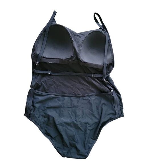 One Piece Classic Sexy Open Back Adjustable Bathing Swim Suit - Picture 3 of 3